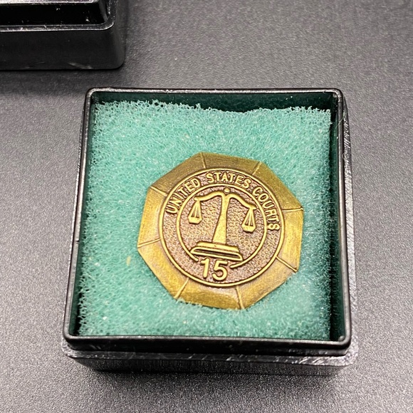 United States Courts 10-15-20 Years of Service Lapel Pins - Picture 8 of 10